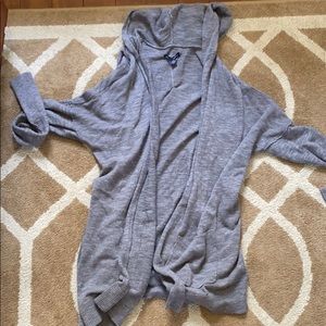 American eagle hooded cardigan